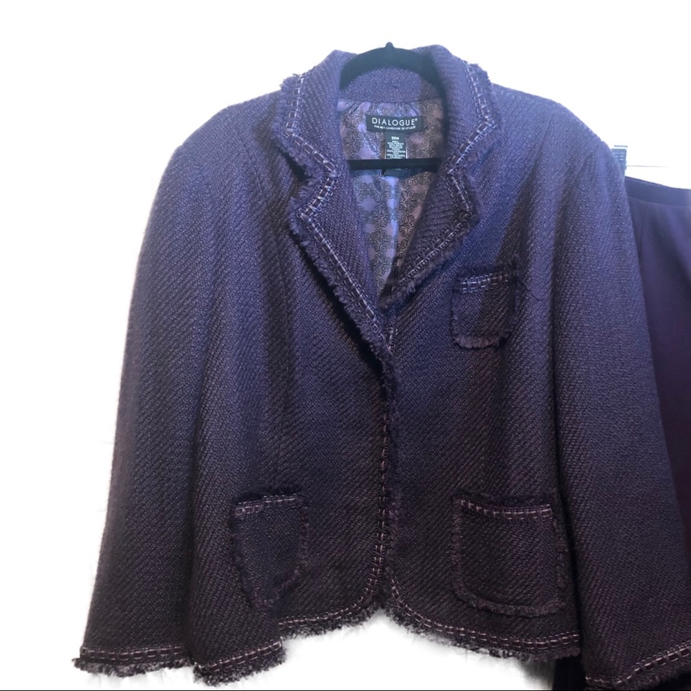 Dialogue Dark Purple Jacket